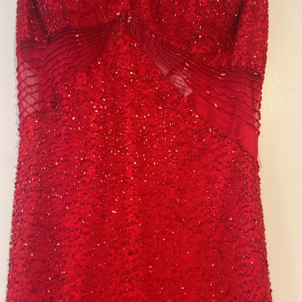 Stunning scala silk beaded gown - Picture 15 of 16